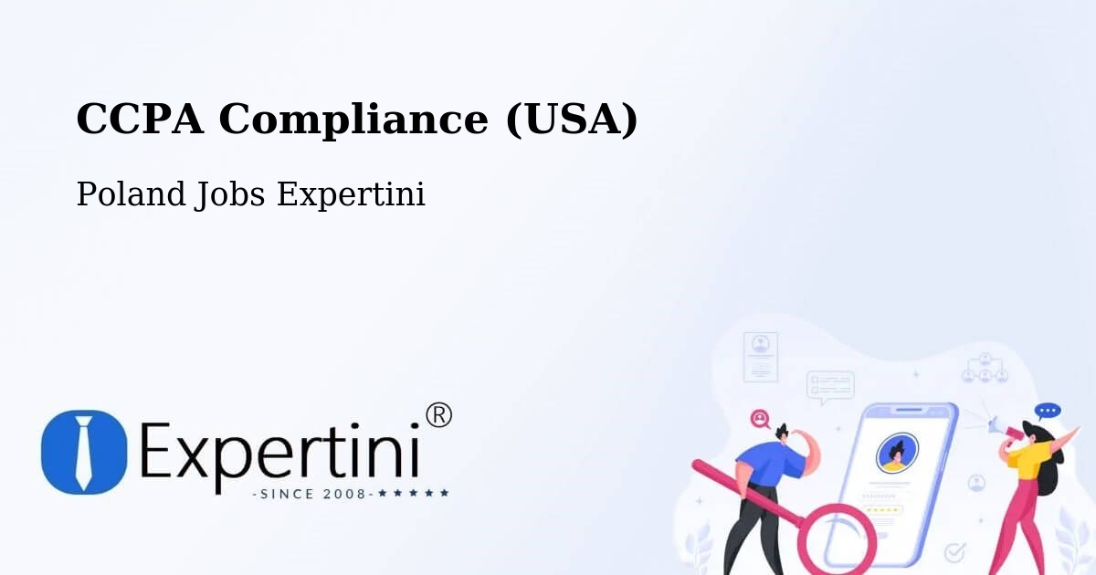 CCPA Privacy Rights & Compliance Notice – Bełżec - Poland Jobs Expertini